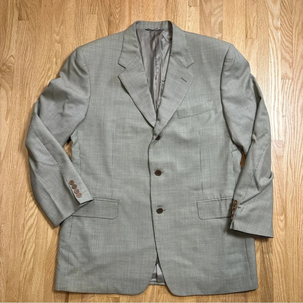 Canali 100% Wool Made in Italy Suit Sport Jacket